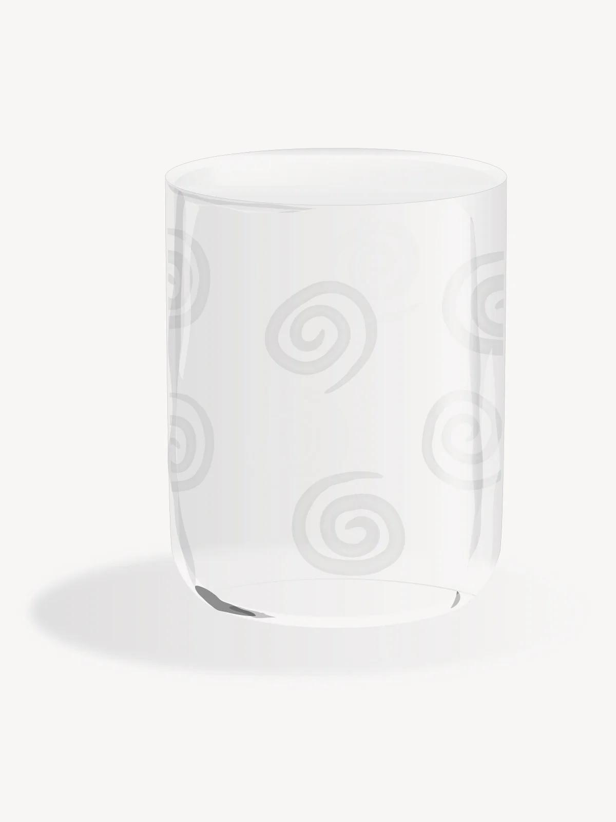 Hand Blown Water Glass Vertigo - Image 3